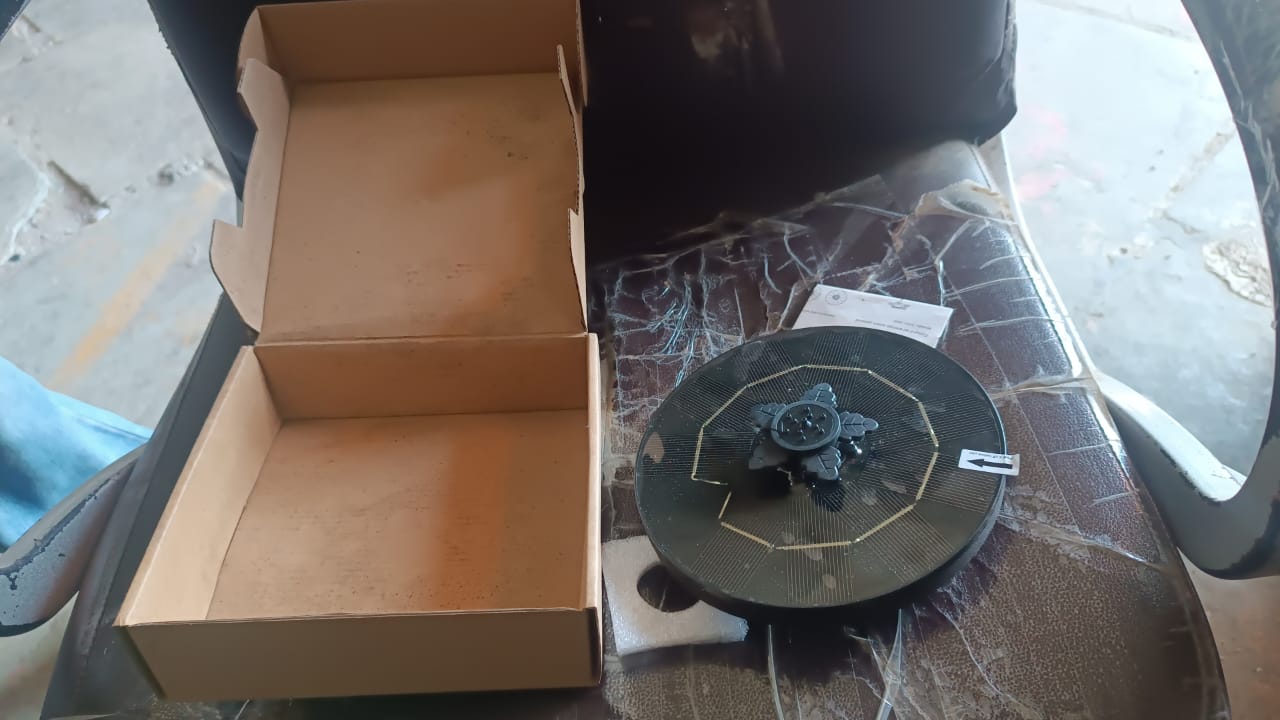 Solar-Powered Floating Water Fountain Pump Kit