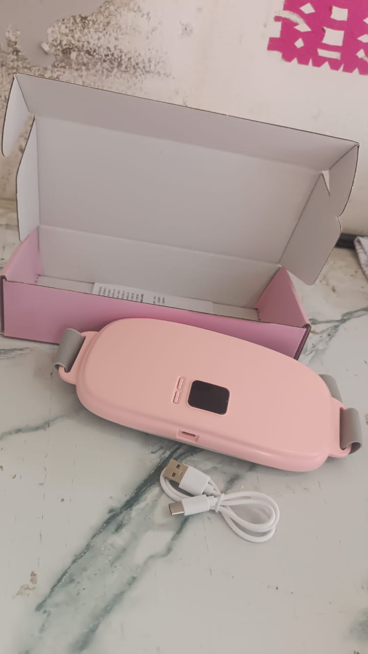 Rechargeable Smart Warm Palace Belt, Period Massager (1 Pc)