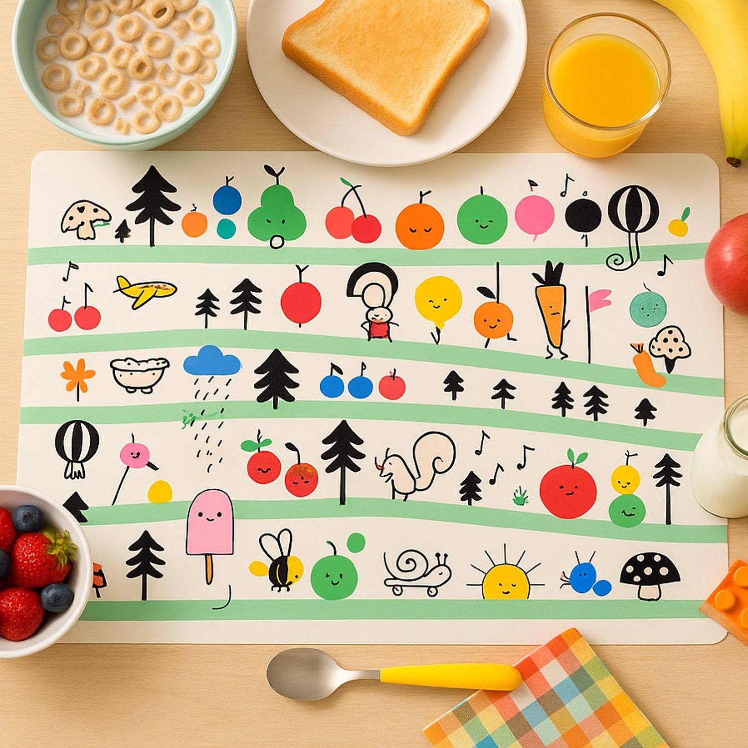 Dining Table Placemats for Kids