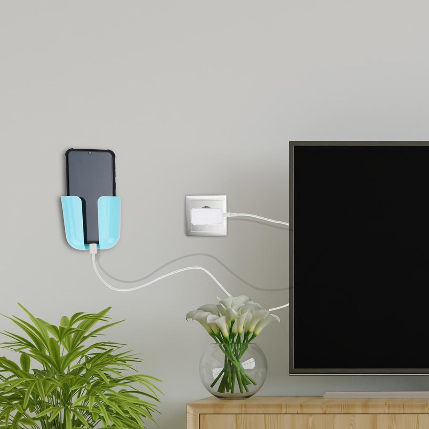Wall Mounted Storage Box for Phone