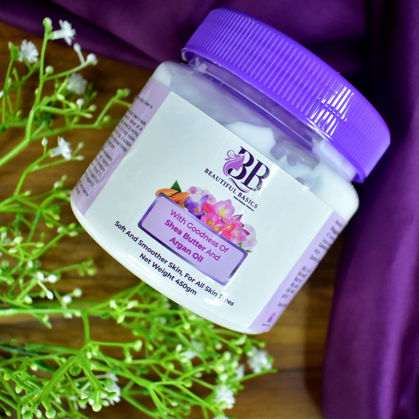 Beautiful Basics Shea Butter & Argan Oil Body Cream – 450g