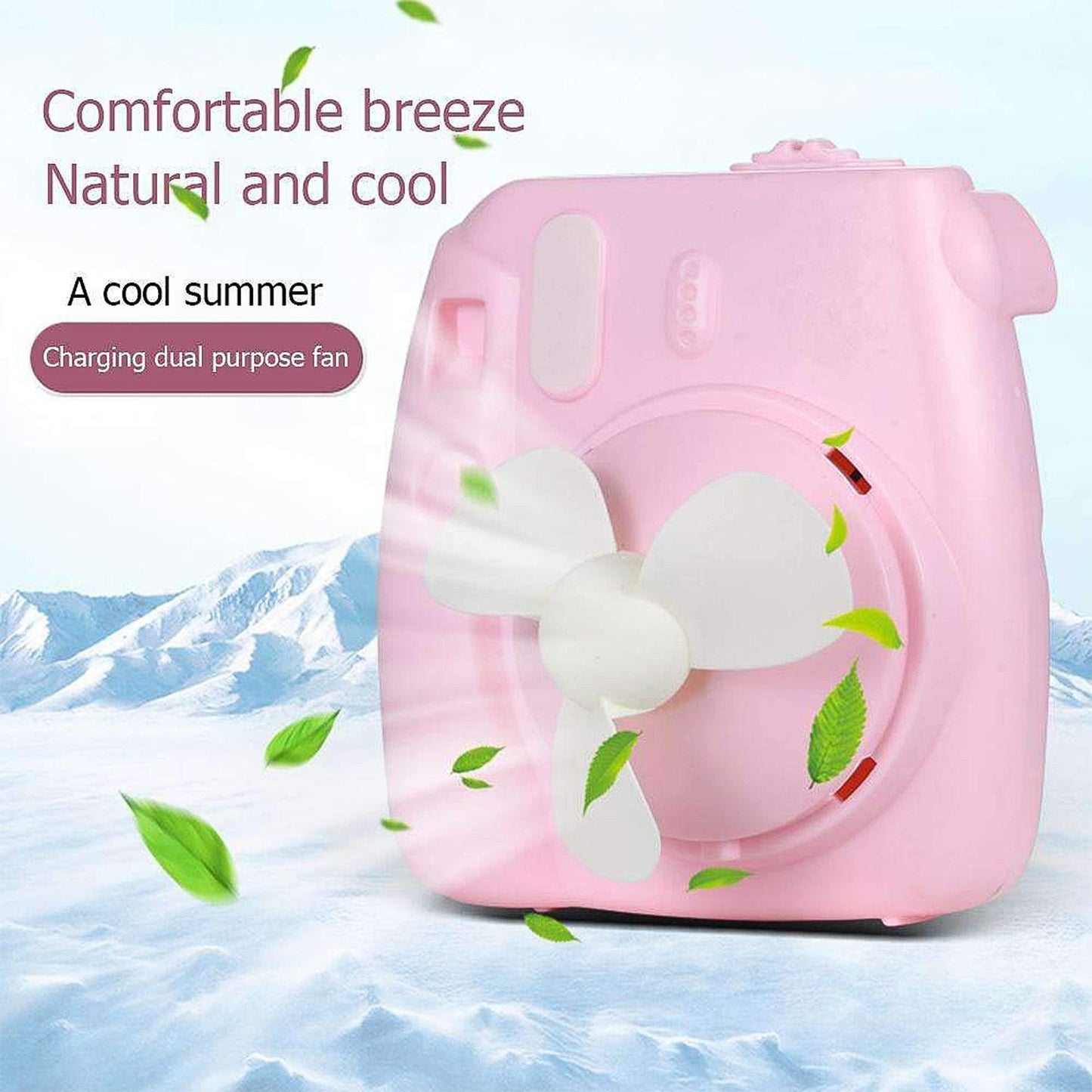 USB Mini Camera-Shaped Fan (1 Pc)