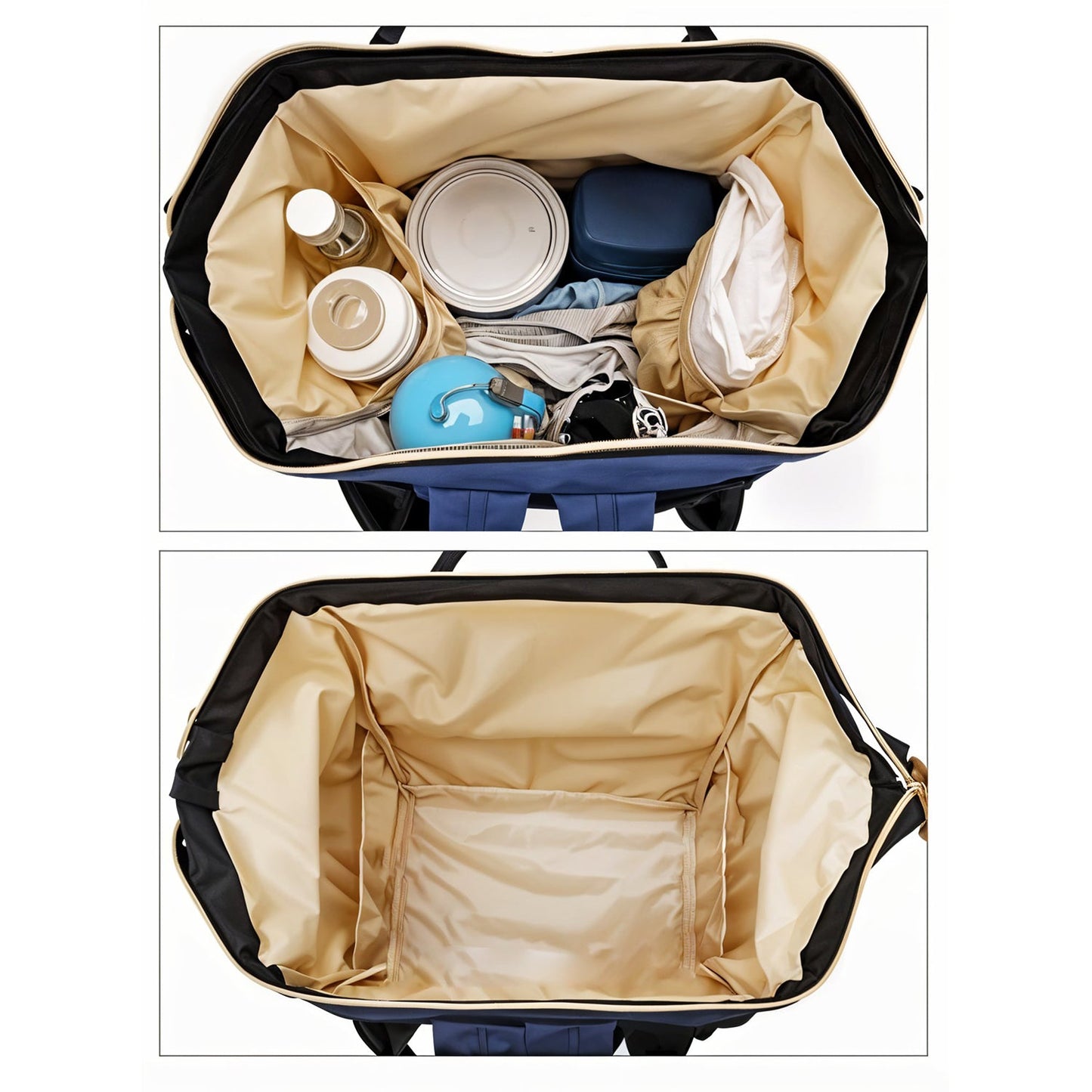 Multipurpose Large Capacity Mom's Backpack Diaper Bag (1 Pc)