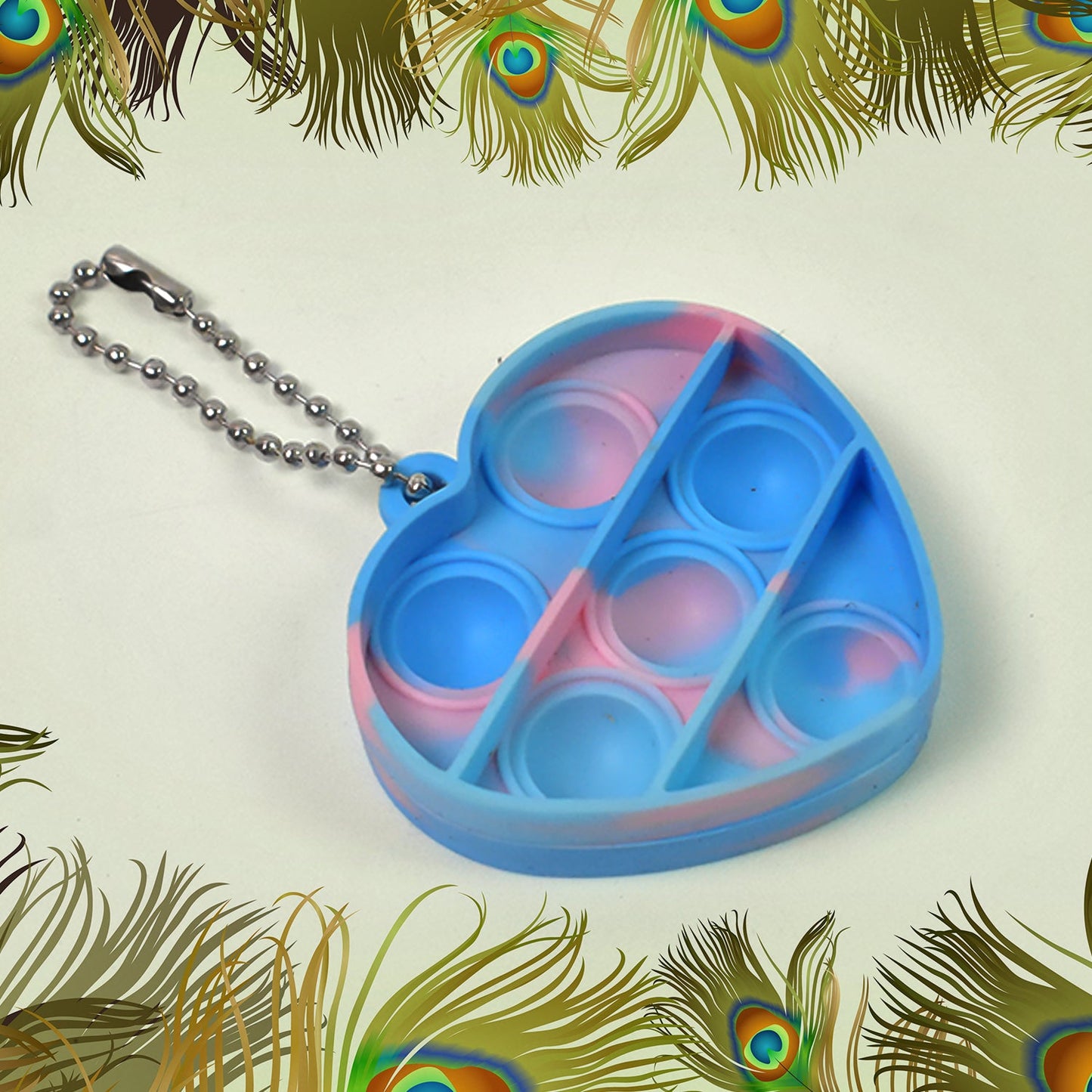 Fidget Toys for Kids Mini  Keychain (1 Pc / Mix Color & Design)