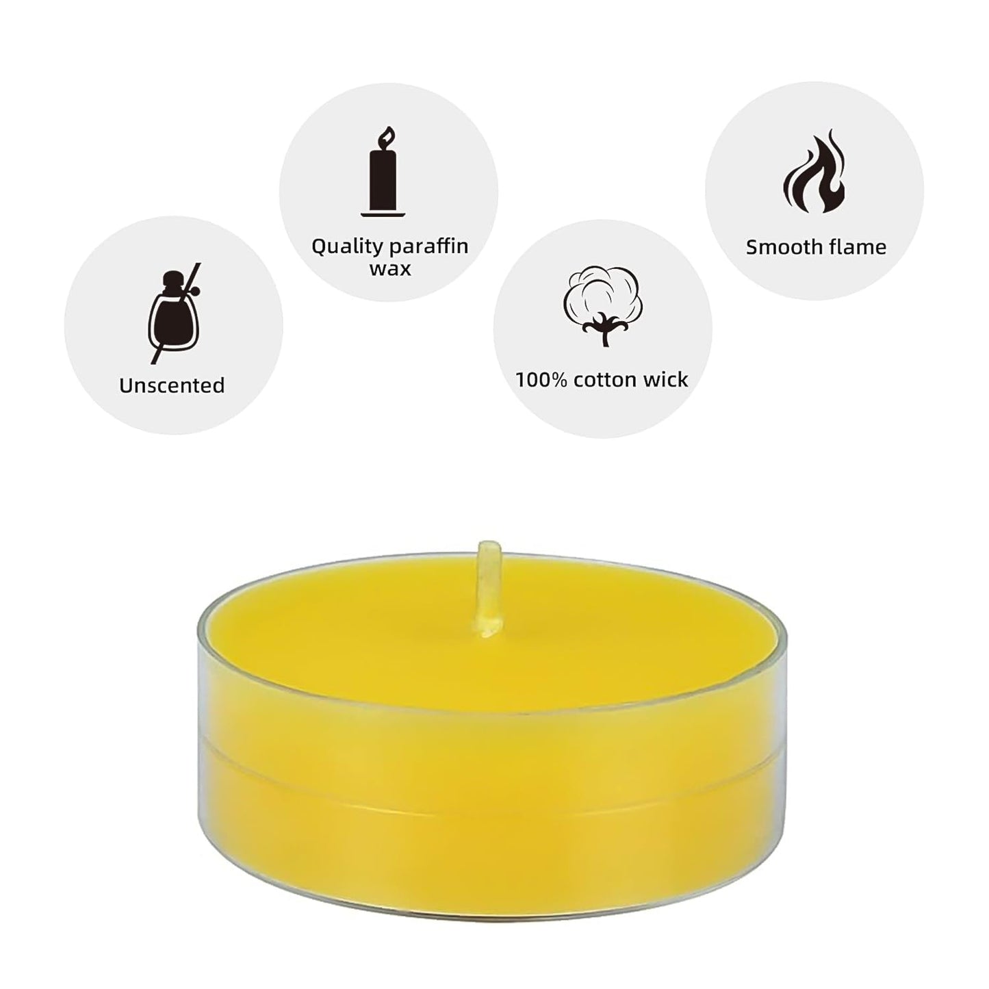 Tealight Diwali Candle – Smokeless, Long-Burning, Mix Color, Diwali (1 Pc / Mix Color)