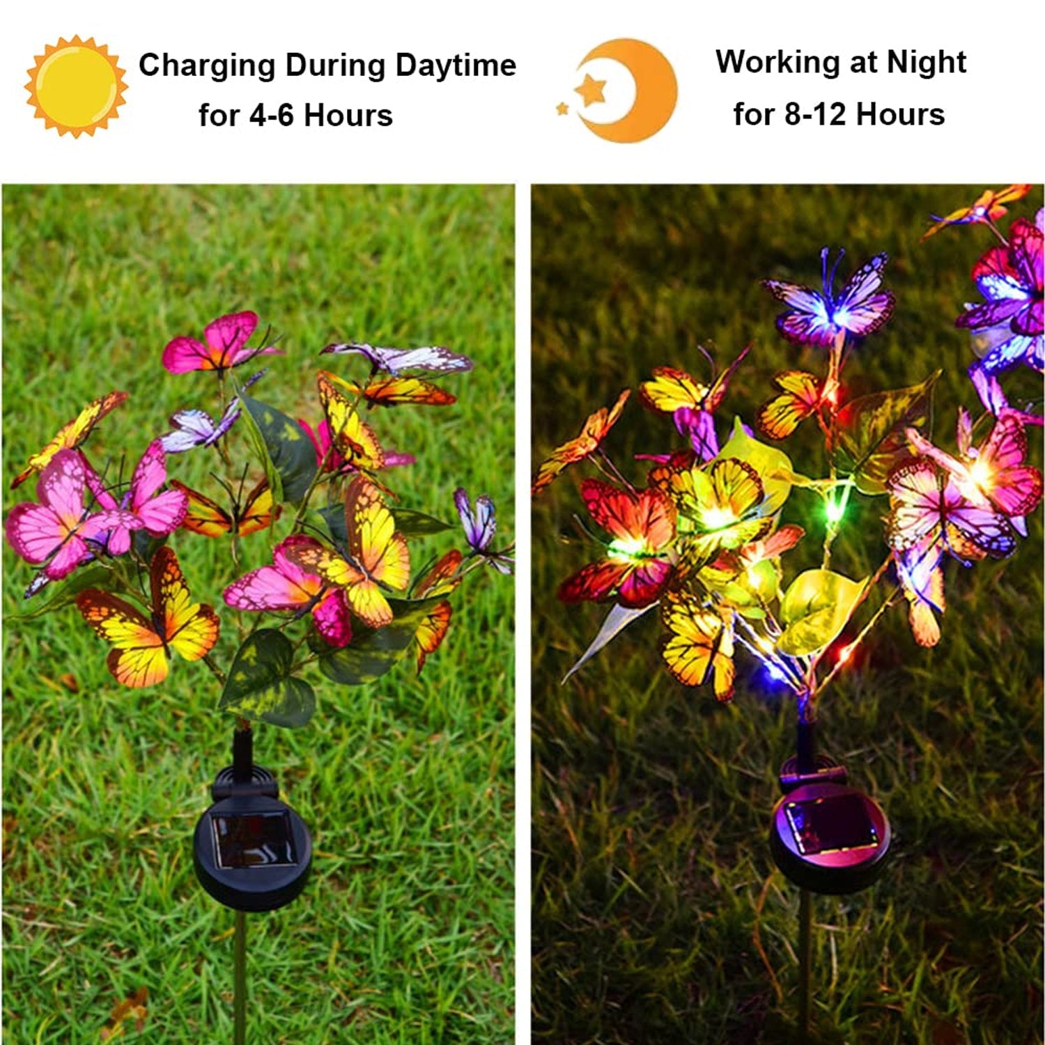 LED Butterfly Garden Flower Light