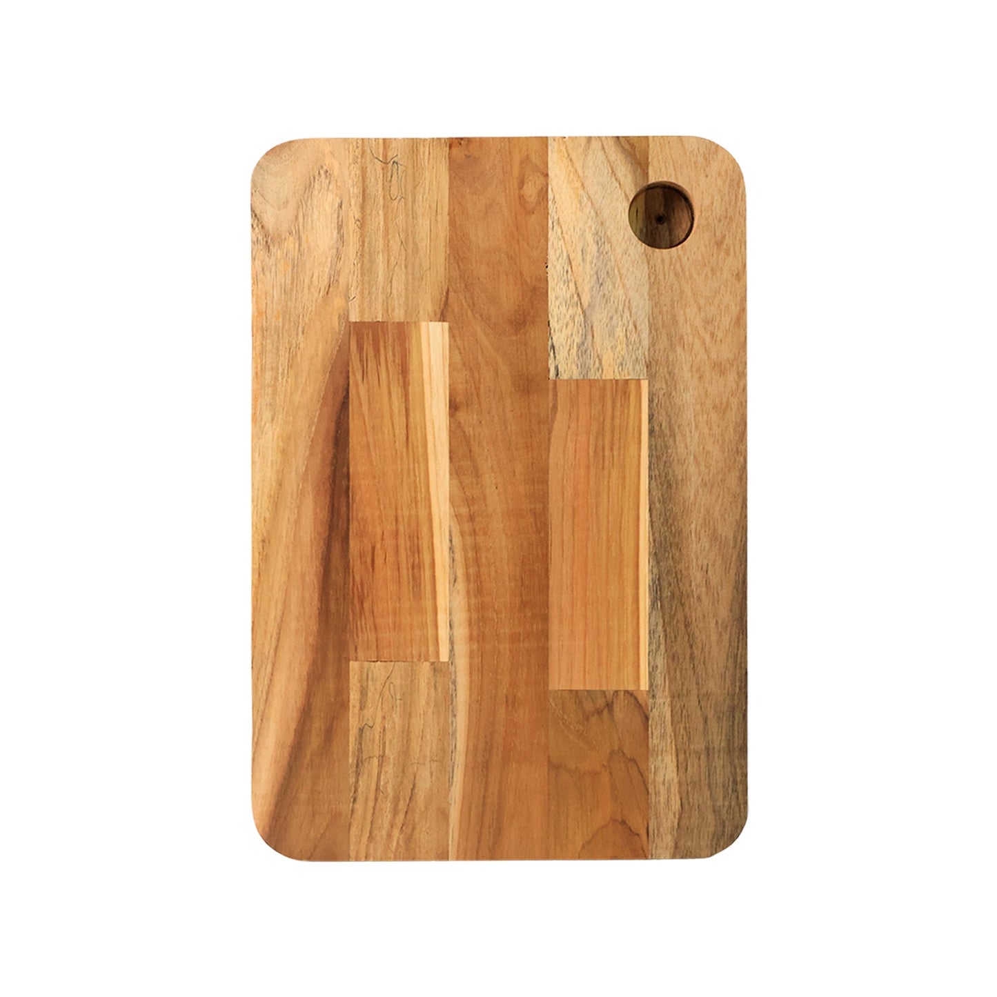 Apex Steel Oak Medium Cutting Board with Wooden Handle (1 Pc)