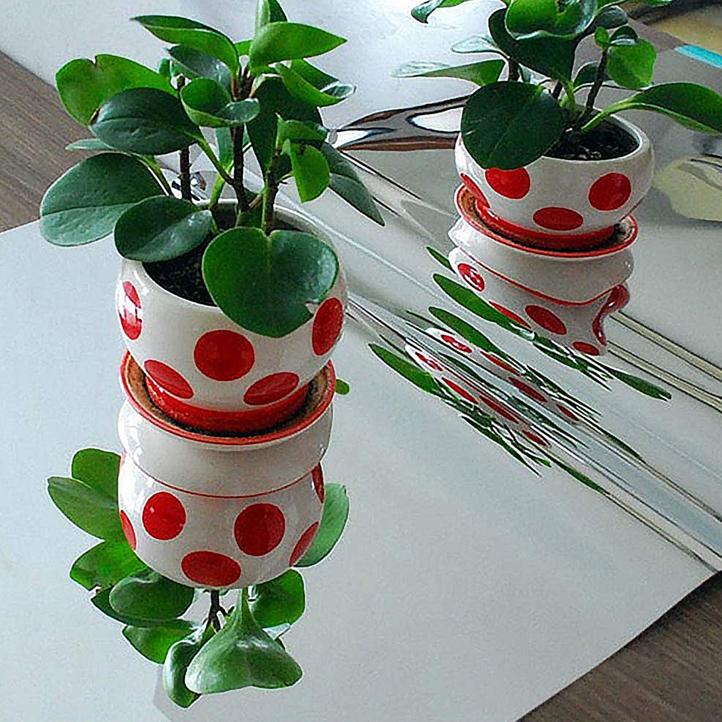 3D Mirror Wall Stickers Wall Mirror Decorative Mirror Paper for Home, Living Room Wall, Bedroom Wall, TV Backdrop Use Paper (100×50 Cm / 3 Pc )