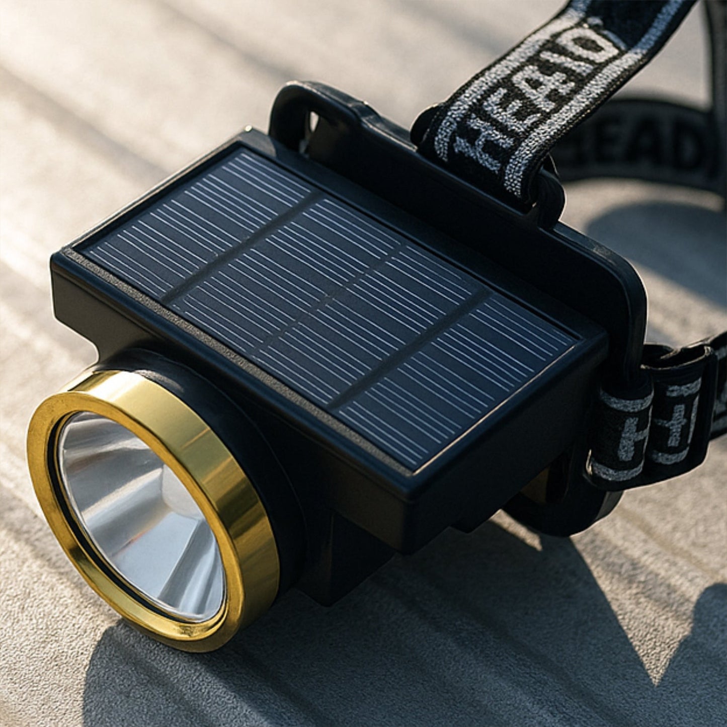 Rechargeable Solar LED Head lamp