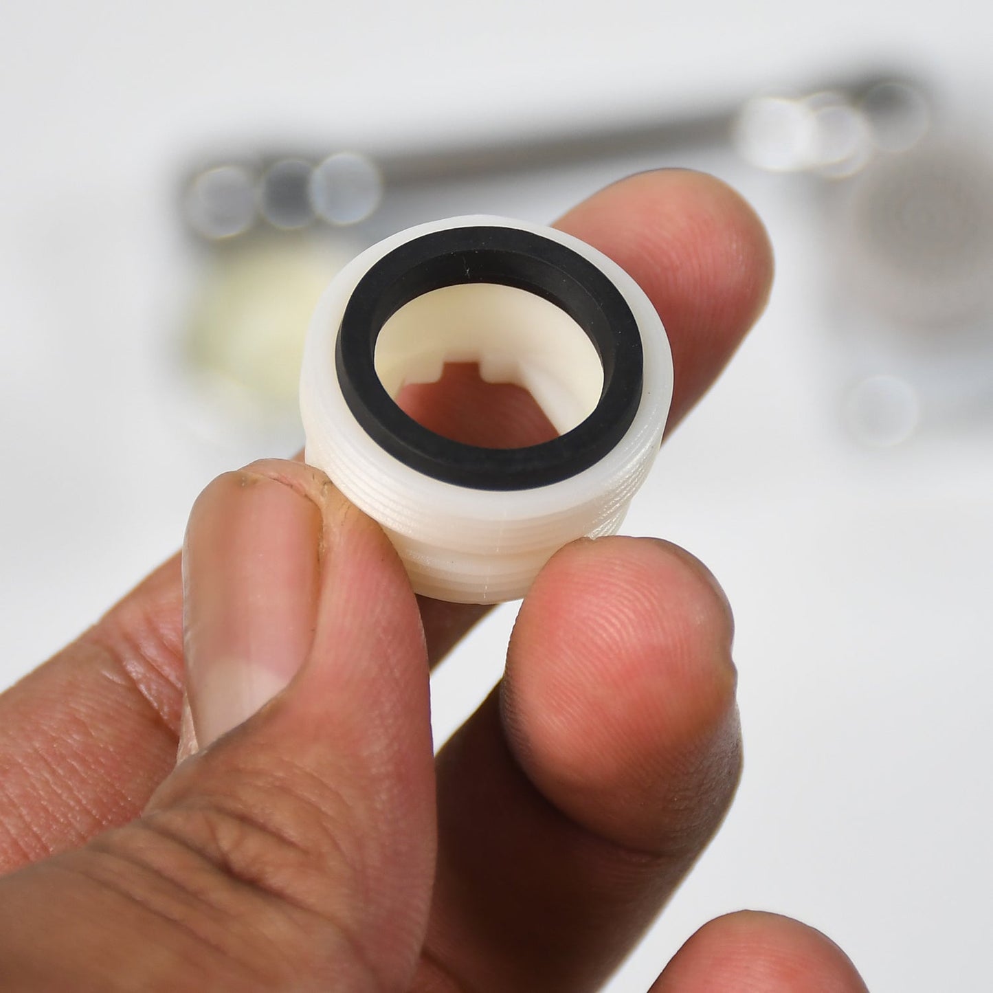 Splash Faucet Filter – 180° Rotating Sprayer, Double O-Ring, Movable Water-Saving Sink Aerator Extender (Loose)