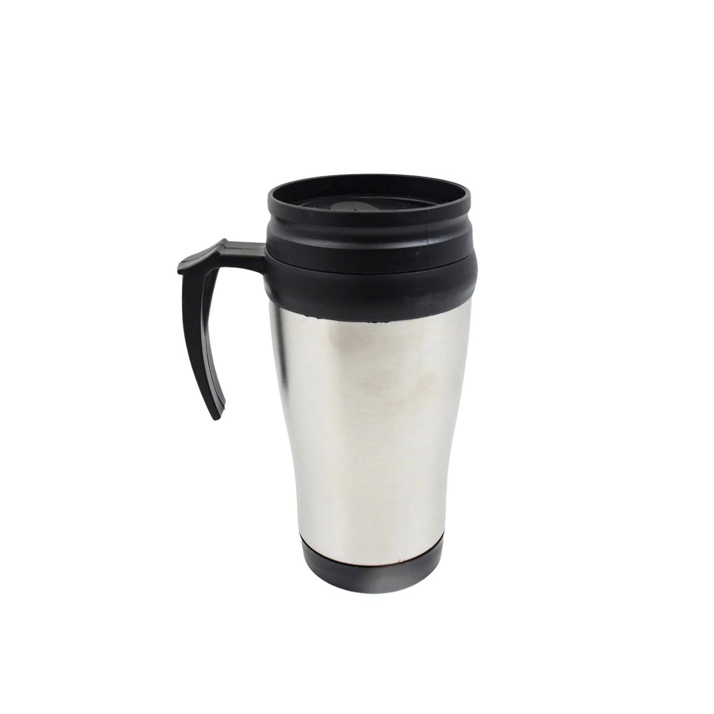Stainless Steel Vacuum Glass Insulated Glass Coffee Cups, Tumbler (With Lid & Handle / 1 pc)