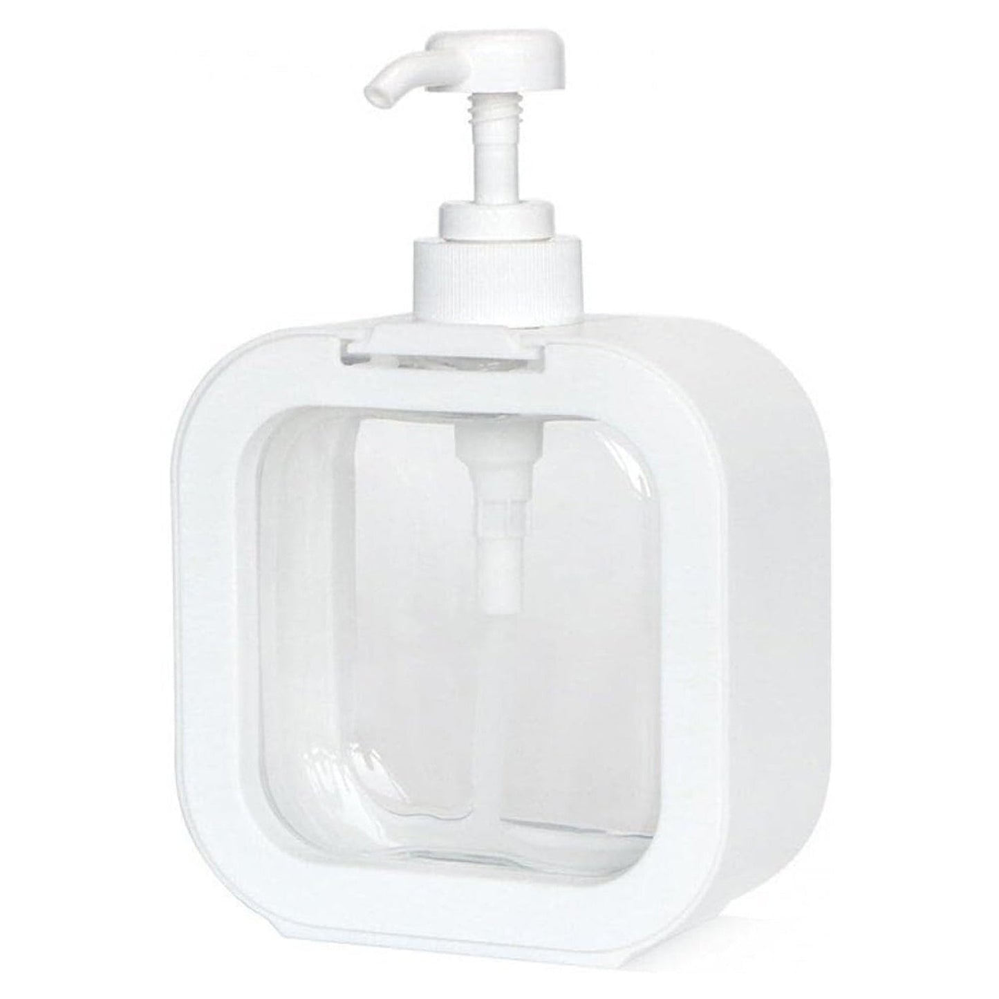 Snap sink Dispenser Plastic Clear Empty Pump Lotion Bottles (1 Set)