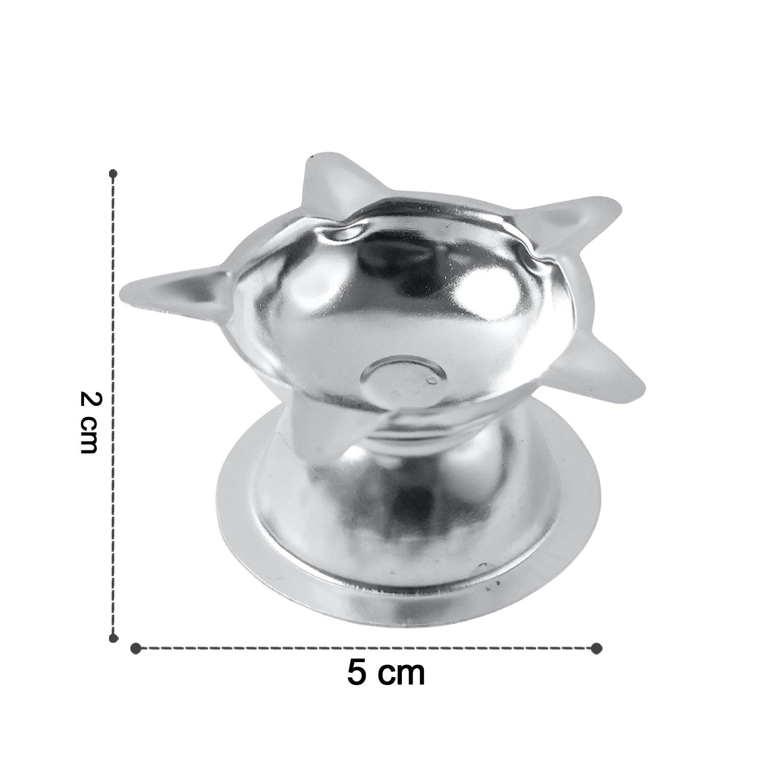 Lotus Design Stainless Steel Diya
