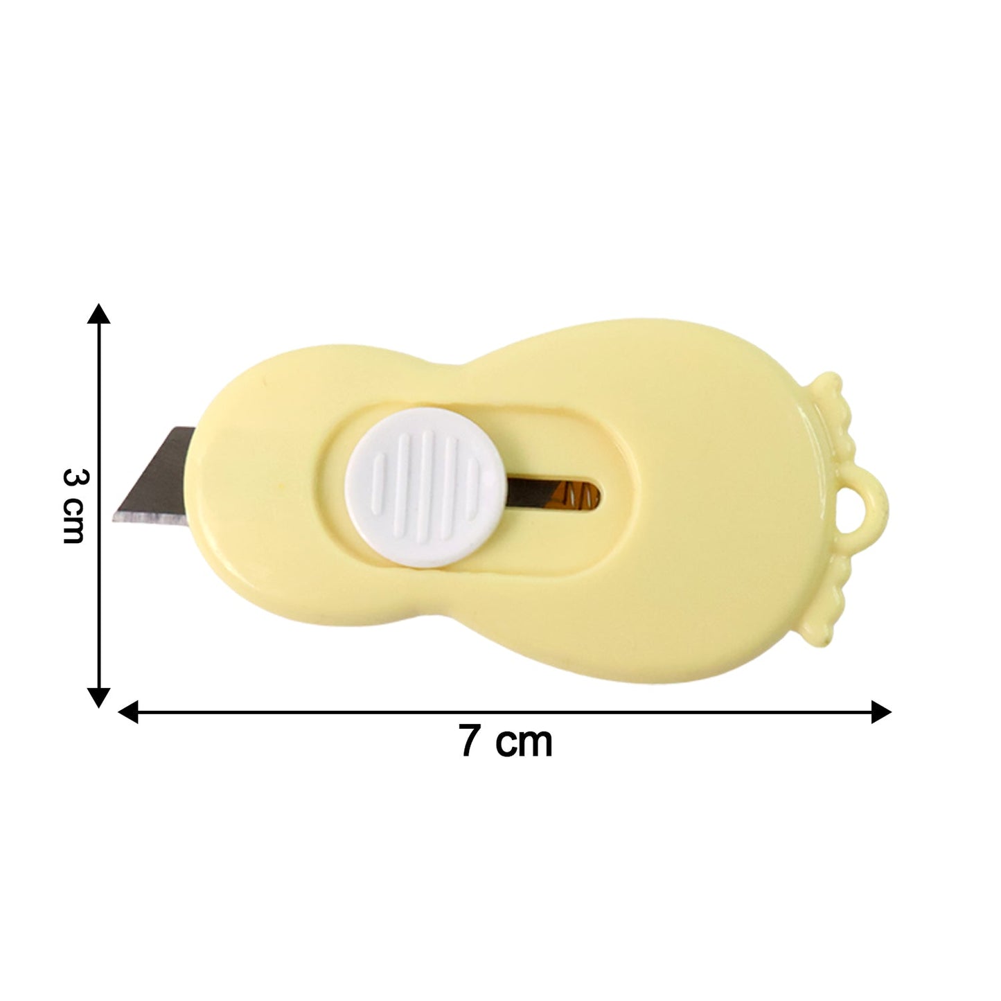 Compact Mini Safety Cutter with Retractable Blade - (1 Pc)