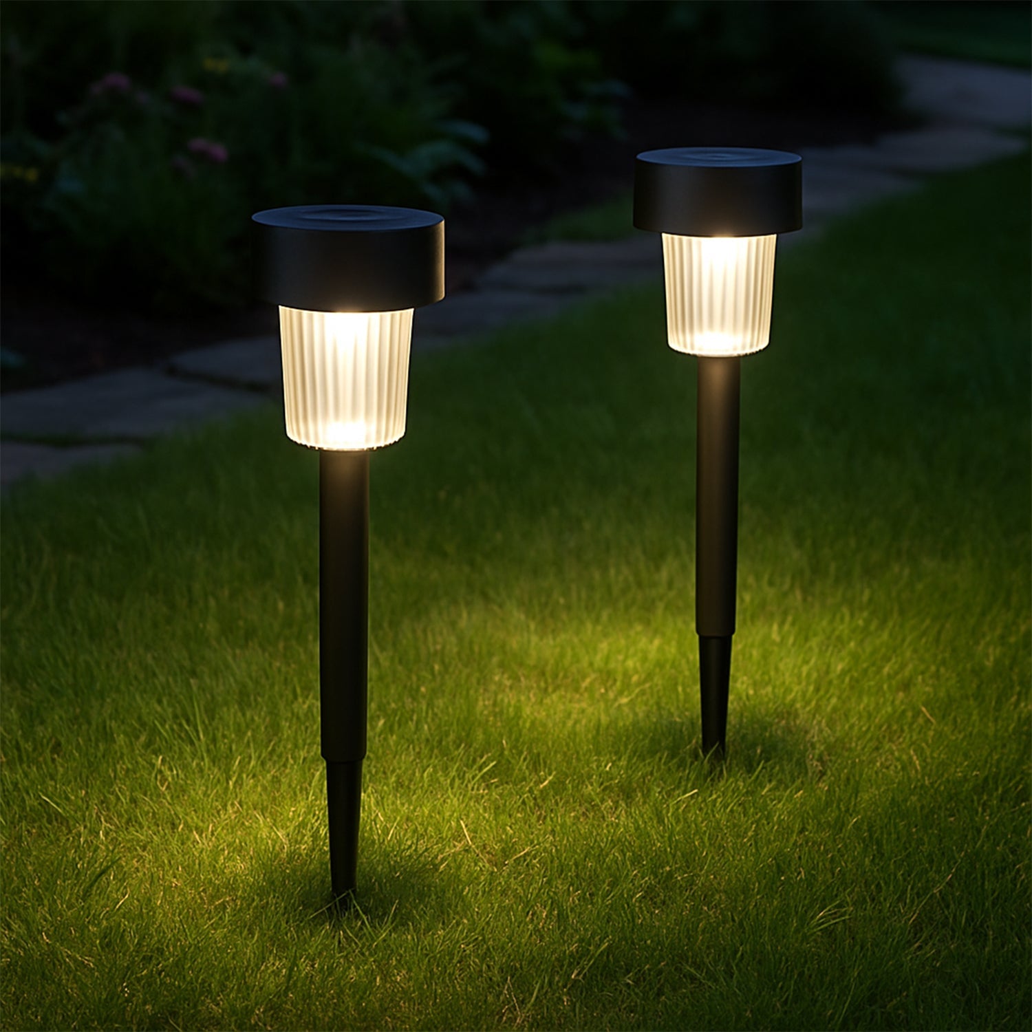 Solar-Powered LED Garden Spike Light