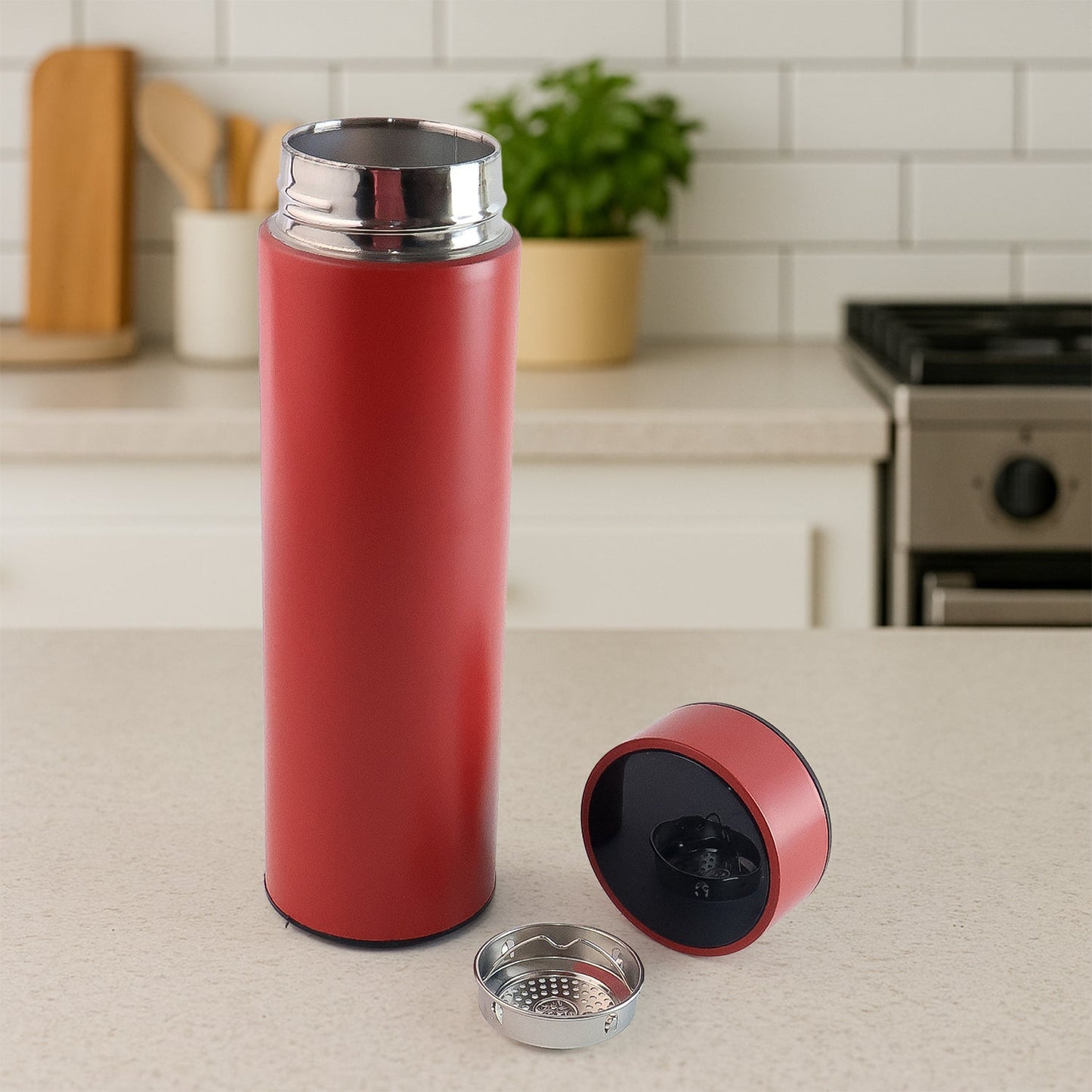 Red Vacuum Insulated Water Bottle (1 Pc / 500ML)