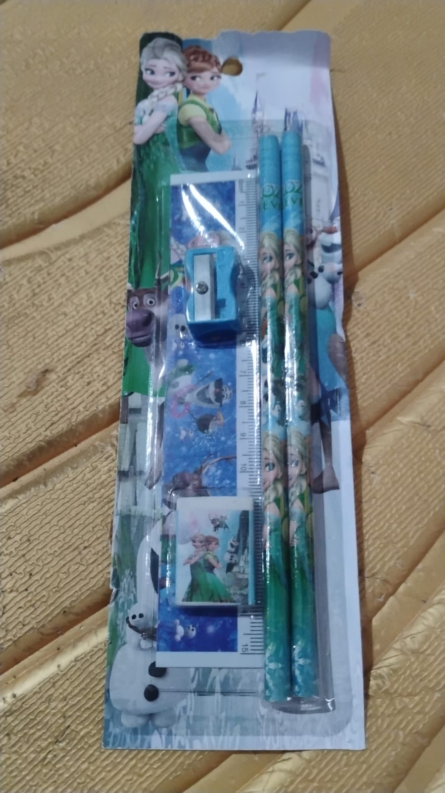 Wooden Pencil Set (5 Pc): School Supplies, Stationery Set for Kids