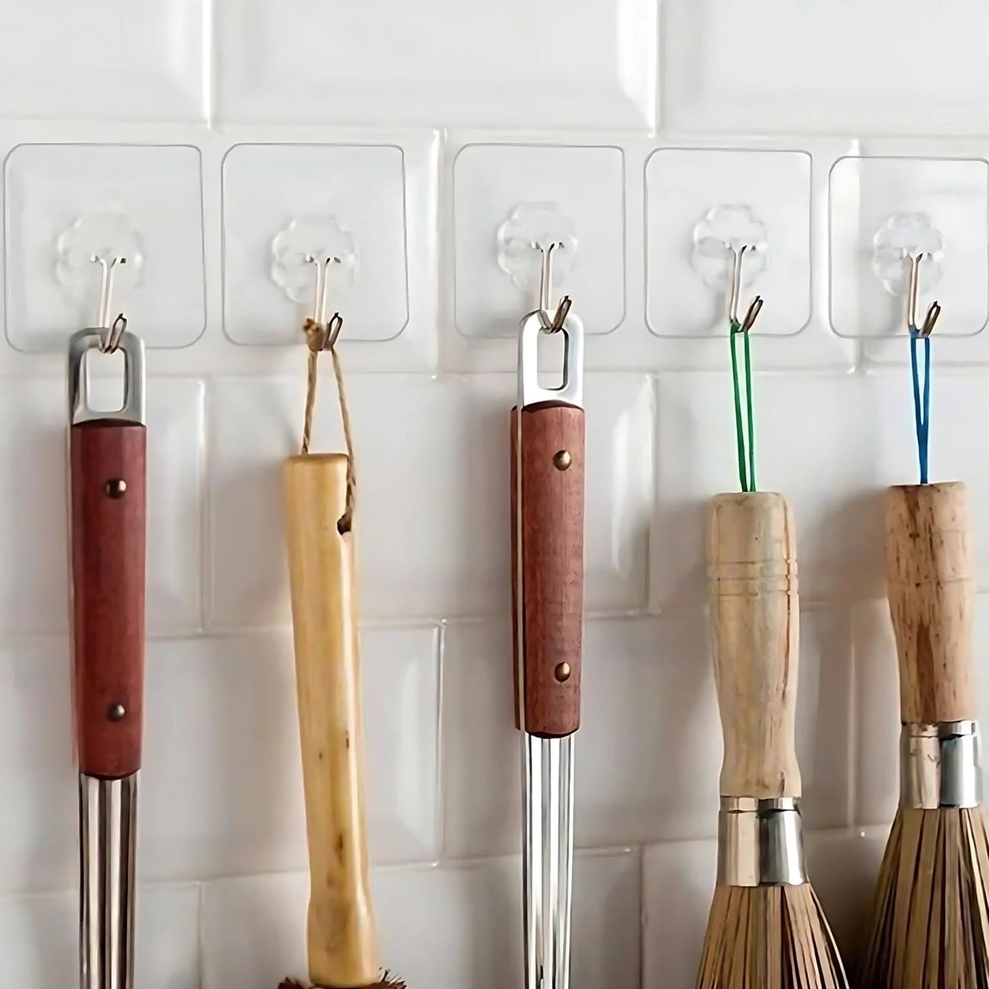 Self Adhesive Transparent Wall Hook (1 Pc)