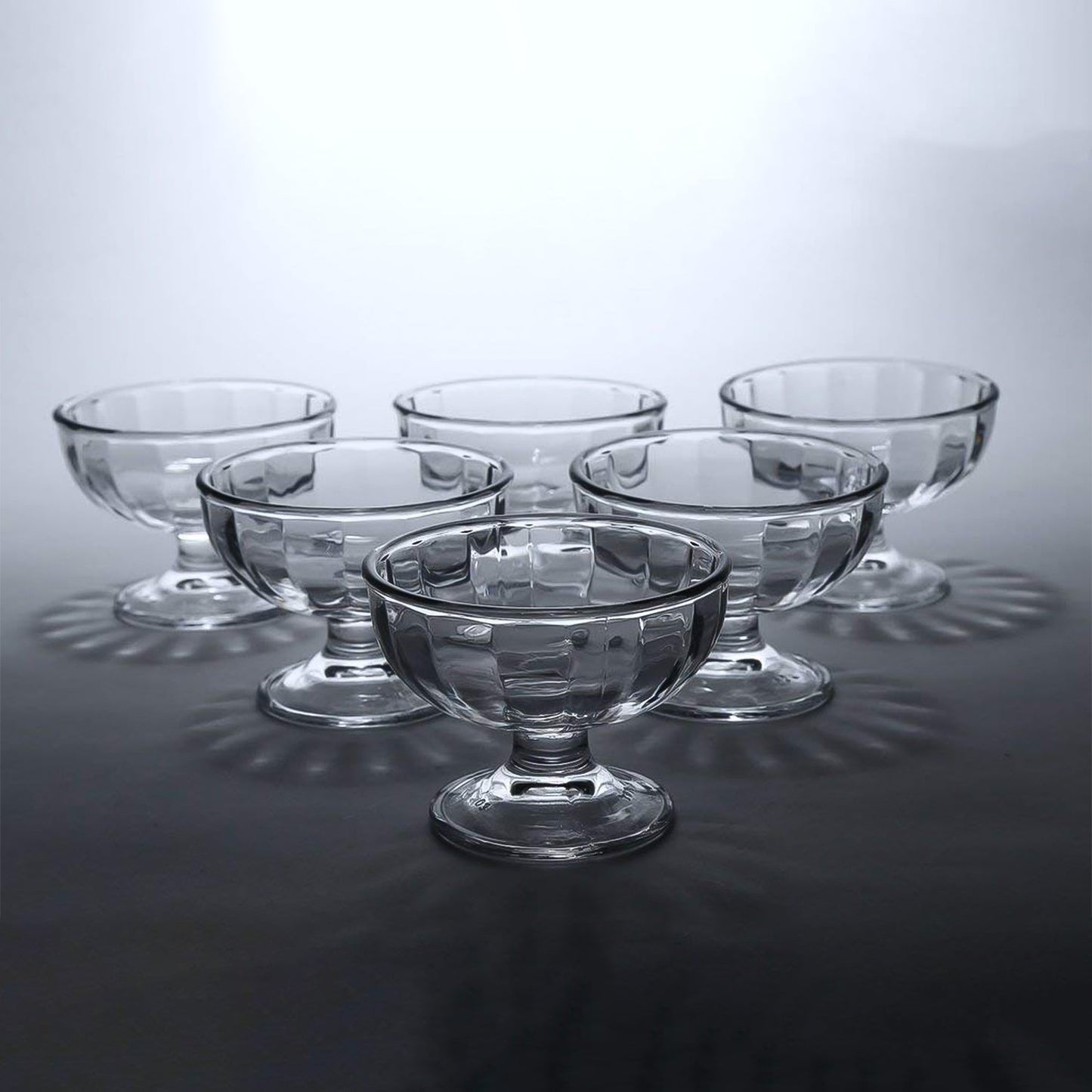 Transparent Glass Sundae Dish